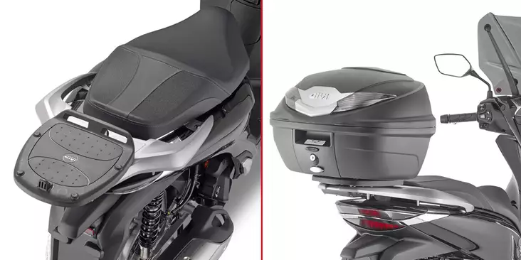 GIVI REAR RACK MONOLOCK HONDA SH 350 (2021) - Kiinnityssarjat ja tavaratelineet - D410453 - 1