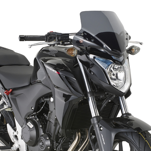 Givi Specific screen, smoked 28,5 x 36 cm (H x W) CB500F (13-14) - Moottoripyörän katteet ja tuulenohjaimet - D162733 - 1