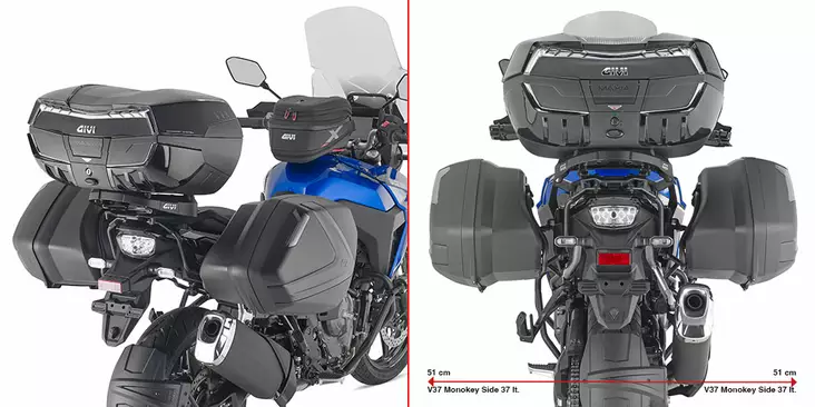 Givi Tub.Pann.Hol.Suzuki V-Strom 800De (2023) - Kiinnityssarjat ja tavaratelineet - D498693 - 1