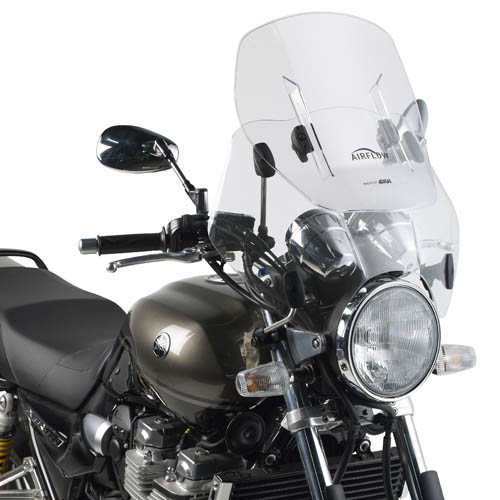 Givi Universal Airflow Windscreen AF49B - Moottoripyörän katteet ja tuulenohjaimet - D120983 - 1