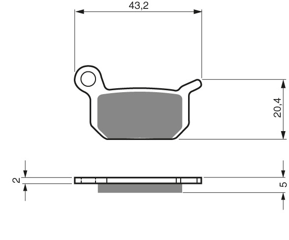 GOLDFREN Jarrupalat 190 Ceramic Carbon K1 - Moottoripyörän jarrupalat - D227833 - 1