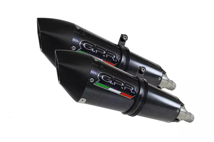 GPR Ducati Monster 796 2010/14 Pair of EC-Approv. slip-on exhaust catalized Gpe - Moottoripyörän äänenvaimentimet - D422723 - 1
