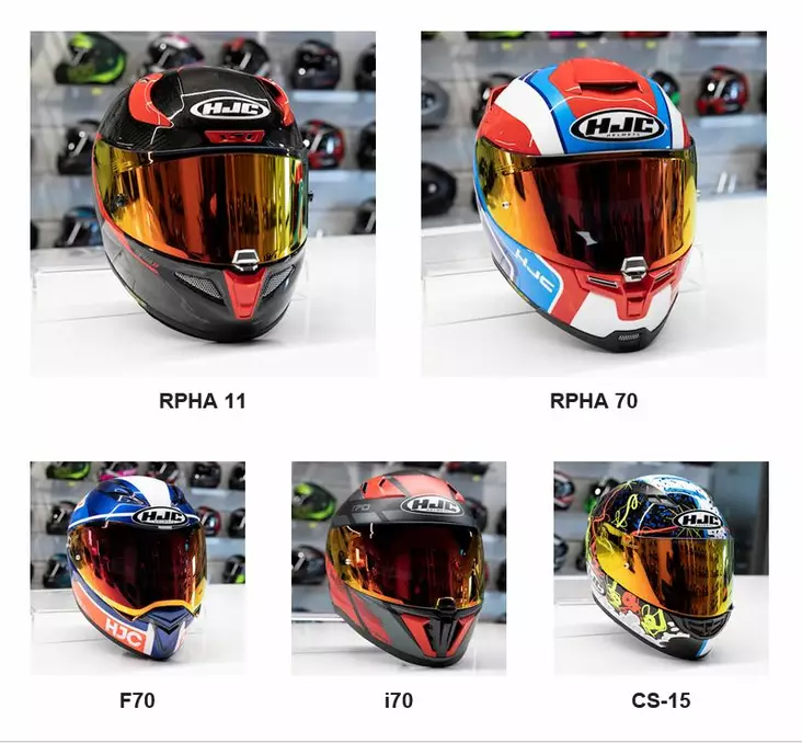 HJC Visiiri HJ-09 Red fire Iridium CS-15, CL-SP, FG-15, TR-1, CL-ST II, FS-11 - Kypärän visiirit - D391873 - 1