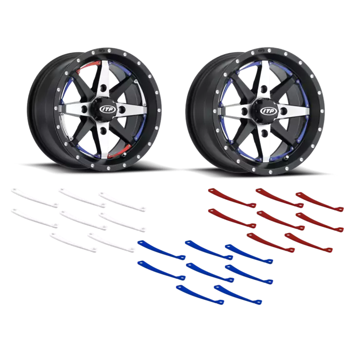 ITP vanne Cyclone 15x7 4/156 5+2 Polaris Ranger,RZR - Mönkijän alumiini vanteet - D258903 - 1