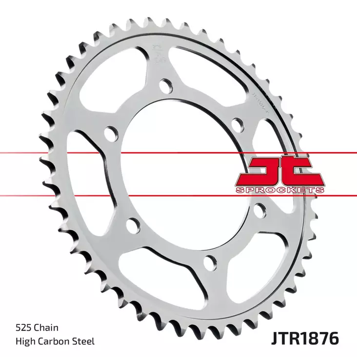 JT Rear Sprocket JTR1876.42 - Moottoripyörän eturattaat - D499653 - 1