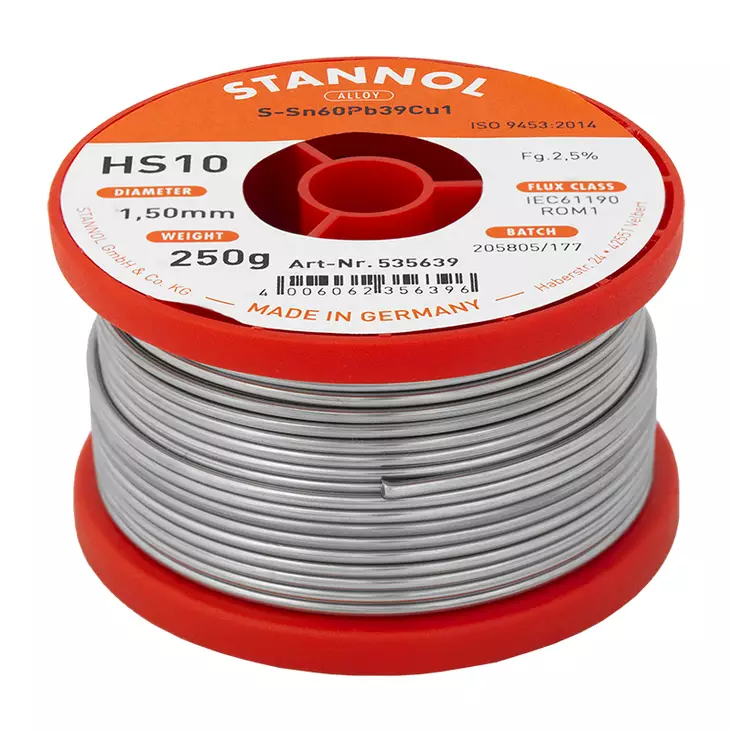 Juotostina 1,5 mm/250g hs10 - Juotostinat ja juotostarvikkeet - LX12223 - 1