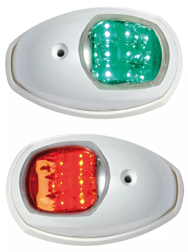Kulkuvalopari LED Evoled - valkoinen ABS - Veneen kulkuvalot - D191313 - 1