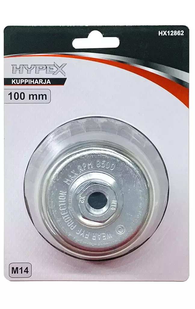 KUPPIPYÖRÖPUHDISTAJA M14/100MM KIERRETTY - Kuppiharjat - LX18003 - 1