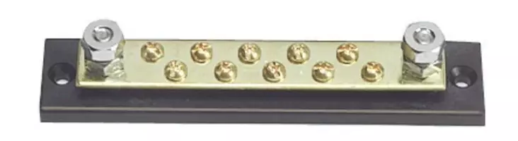 Kytkentäkiskot 2x6 - 10x4mm - Veneen kytkentäkiskot - D123733 - 1