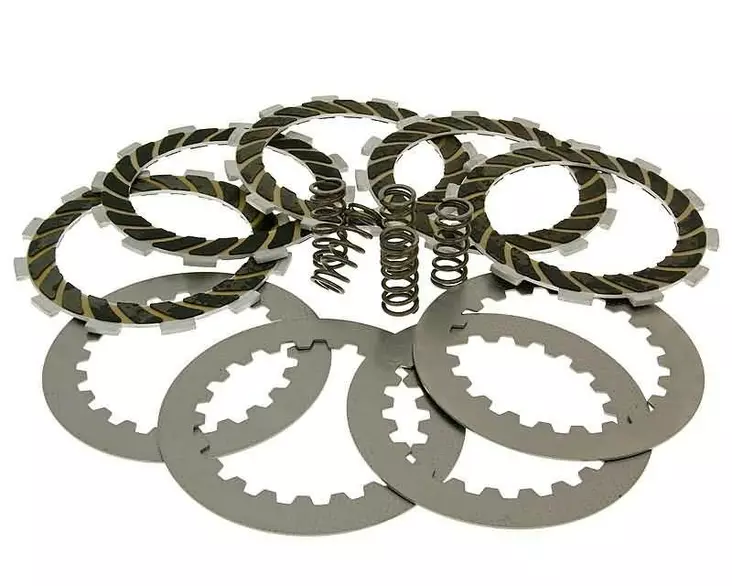 Kytkinlevysarja, Vahvistettu, Derbi Senda '98-> - Mopon kytkinlevyt ja jousisarjat - D280653 - 1