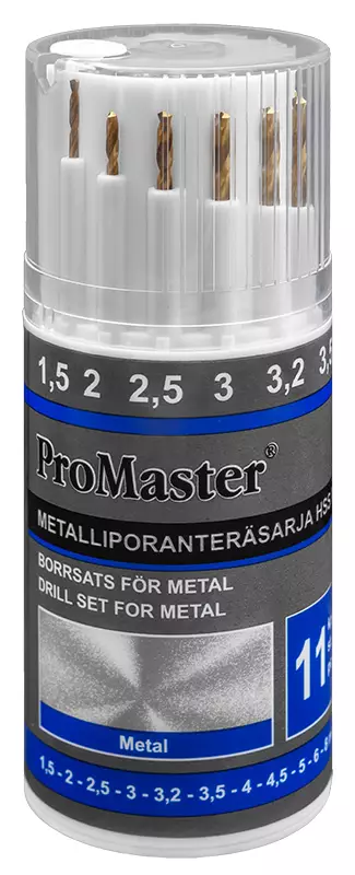 Metalliporanteräsarja 11-os hss mini - Metallinporaus - LX16393 - 1