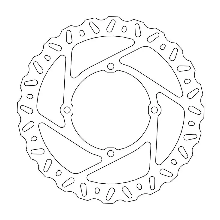 Moto-Master Nitro Jarrulevy eteen Kawasaki: KX250F, KX450F - Moottoripyörän jarrulevyt - D245473 - 1