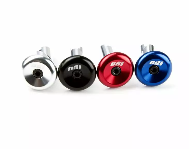 ODI Billet Aluminum End Plug Silver - Moottoripyörän kahvakumit - D510263 - 1