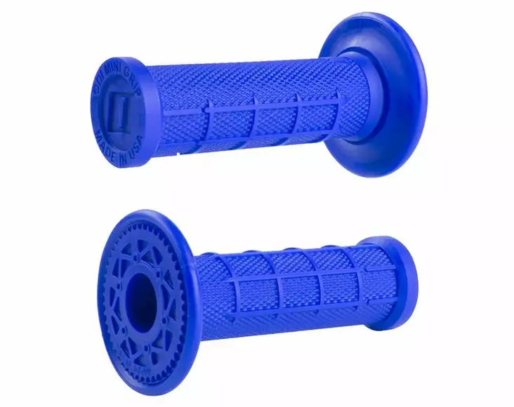 ODI Glue-On Grip Mini-MX Half-Waffle Single-Ply Blue - Moottoripyörän kahvakumit - D509943 - 1