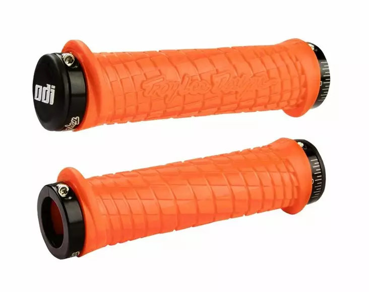 ODI Troy Lee Designs Signature Series Flo Orange W/Black - Moottoripyörän kahvakumit - D510123 - 1
