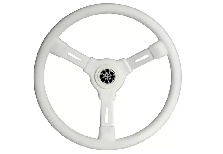 Ohjauspyörä valkoinen 355mm - Veneen ohjauspyörät - D268613 - 1