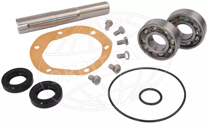 Orbitrade, sea water pump repair kit + shaft D30-D32, D40-D44 - Vesipumpun korjaussarjat - D381203 - 1