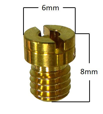 Pääsuutin, # 115 , Pyöreä pieni, M5, Yhteensopiva: Keihin - Mopon suuttimet ja suutinsarjat - D1493 - 1