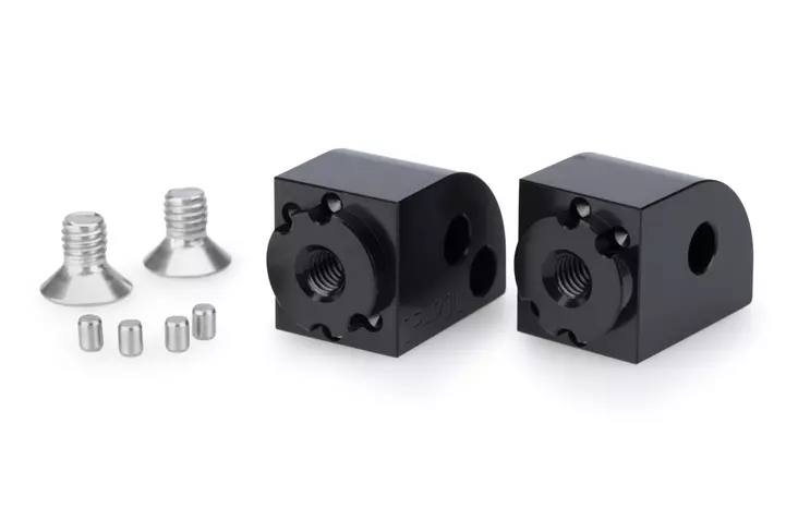 Puig Adjustable Passenger Footpeg Brackets Voge 900 - Moottoripyörän jalkatapit - D536933 - 1