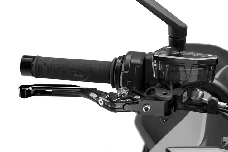 Puig Brake Lever 4.0. Black Exten/Black Selector/Silver - Moottoripyörän vivut ja vivunrungot - D529413 - 1