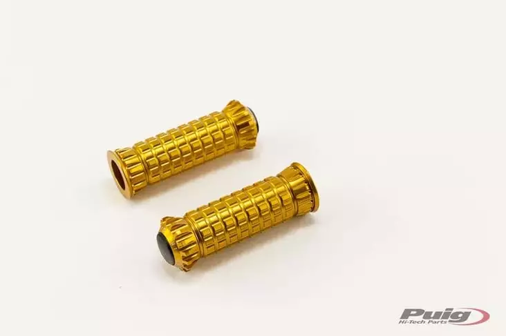 Puig Footpegs R-Fighter Piloto Rig/Left C/Gold - Moottoripyörän jalkatapit - D302103 - 1