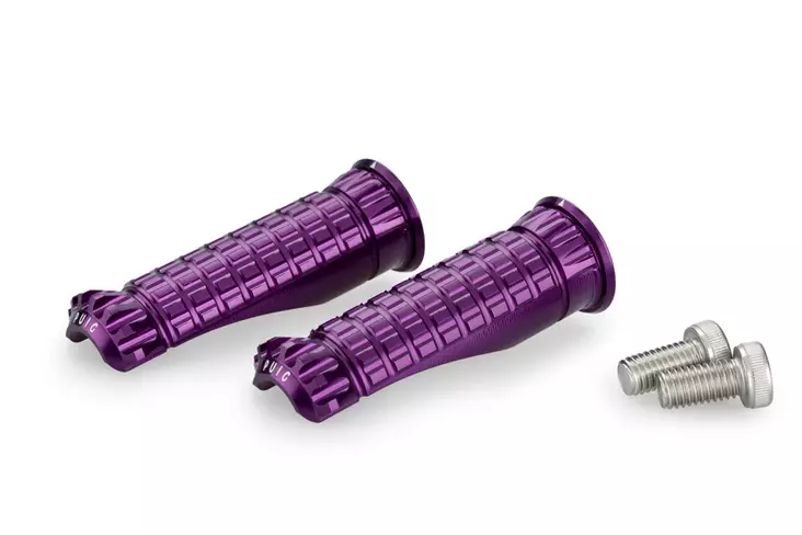 Puig Footpegs R-Fighter Piloto Rig/Left C/Purple - Moottoripyörän jalkatapit - D530143 - 1