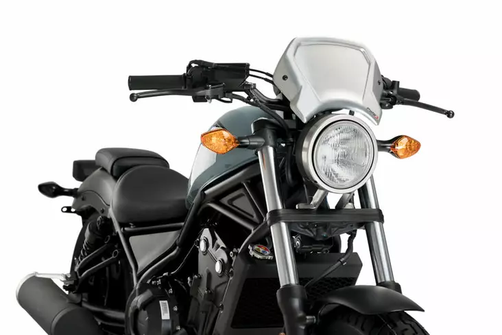 Puig Front Plate Aluminium Para Honda Cmx500 Rebel C/Si - Moottoripyörän katteet ja tuulenohjaimet - D357783 - 1