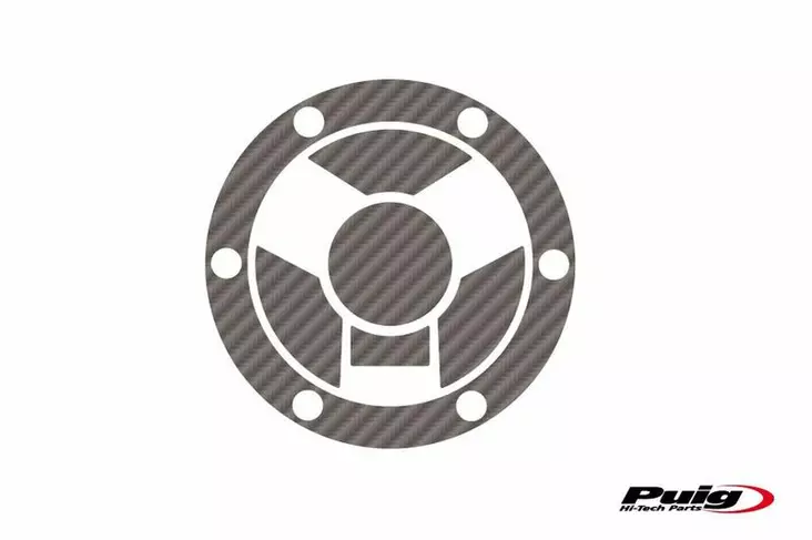 Puig Fuel Cap Cover Mod.Extreme Triumph C/Carbon - Mallikohatiset tarrasarjat - D301983 - 1
