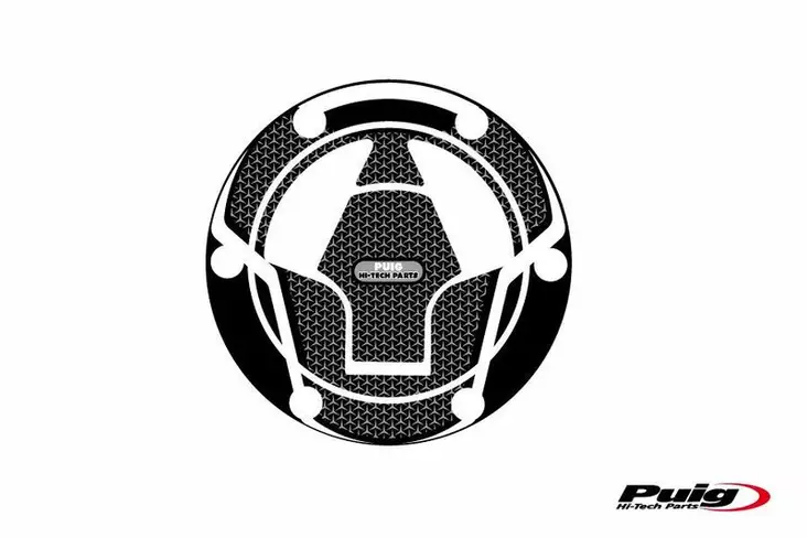 Puig Fuel Cap Cover Naked Kawasaki C/Grey - Mallikohatiset tarrasarjat - D299503 - 1