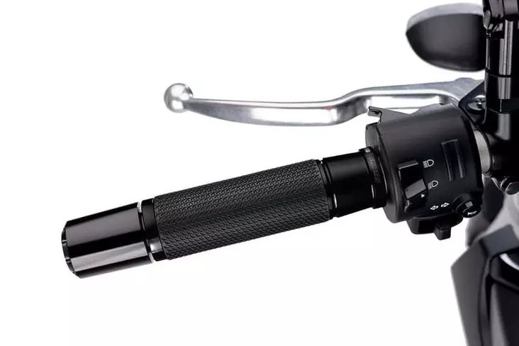 Puig Grips By Pair Hi-Tech Ascent 123Mm C/Black - Moottoripyörän kahvakumit - D358963 - 1