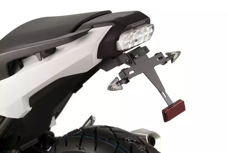 Puig License Supp.Honda Nc750S/X 16-18/Inte.750 16-18 - Moottoripyörän rekisterikilven telineet - D301713 - 1