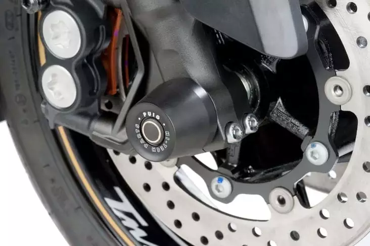 Puig Pair Footrest Fixation Passenger Fz8 13'-15'(P38) - Moottoripyörän jalkatapit - D301363 - 1