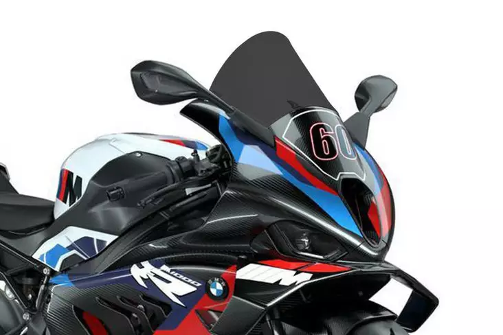 Puig R-Racer Screen Bmw M1000RR 23' C/Matt Black - Moottoripyörän katteet ja tuulenohjaimet - D503373 - 1