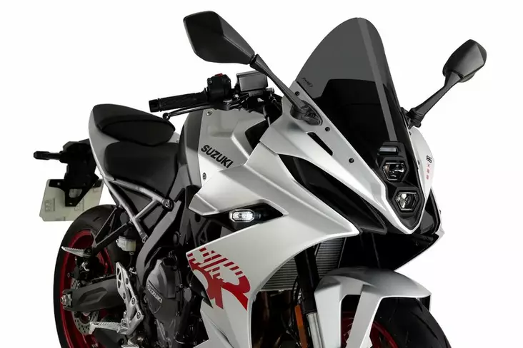 Puig R-Racer Screen Suzuki Gsx-8R 24' C/Dark Smoke - Moottoripyörän katteet ja tuulenohjaimet - D510963 - 1