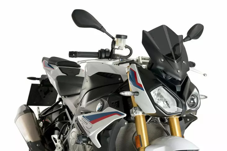 Puig Racing Screen Bmw S1000R 14'-18' C/Dark Smoke - Moottoripyörän katteet ja tuulenohjaimet - D300523 - 1