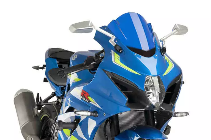 Puig Racing Screen Suzuki Gsx-R1000 17-22'C/Blue - Moottoripyörän katteet ja tuulenohjaimet - D301933 - 1