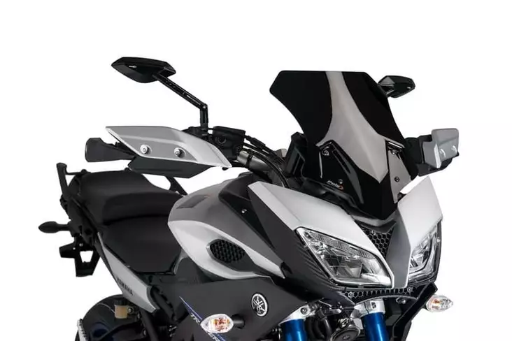 Puig Racing Screen Yamaha Mt-09 Tracer 15-17' C/Black - Moottoripyörän katteet ja tuulenohjaimet - D301053 - 1