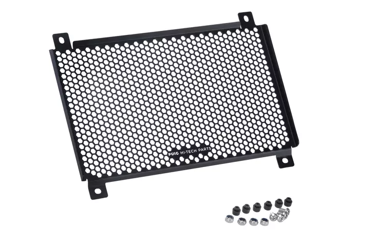 Puig Radiator Guards Kawasaki Z500/Se 24'-25' C/Black - Moottoripyörän jäähdyttimen suojat - D530103 - 1