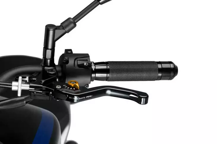 Puig Short Clutch Lever 3.0. C/Black Selector C/Gold - Moottoripyörän vivut ja vivunrungot - D358623 - 1