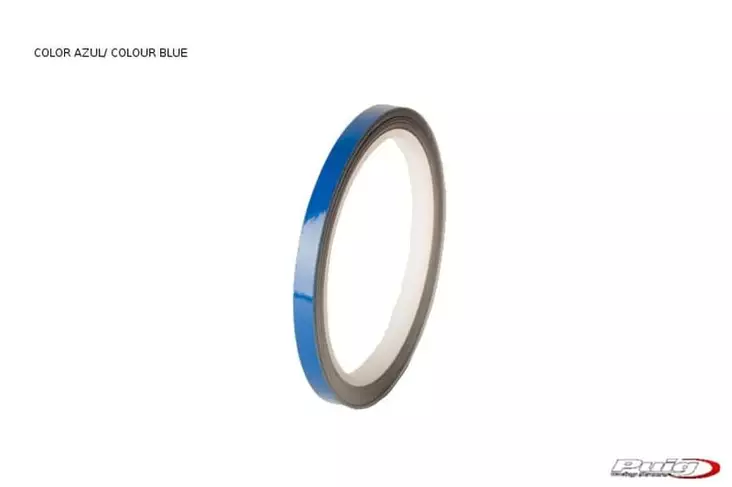 Puig Strip 6 Meters C/Blue Fluorescent - Moottoripyörän vanneteipit - D297363 - 1