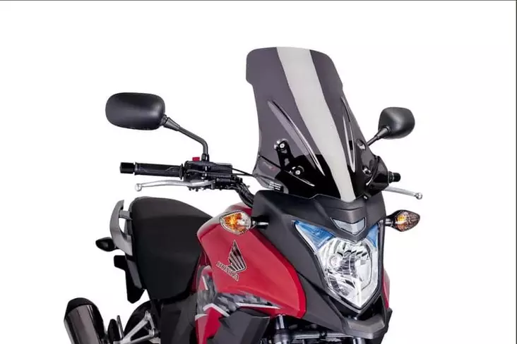Puig Touring Screen Honda Cb500X 13-15' C/Dark Smoke - Moottoripyörän katteet ja tuulenohjaimet - D299743 - 1