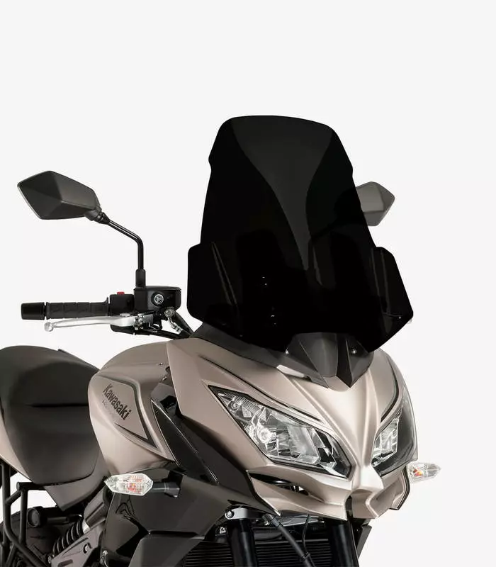 Puig Touring Screen Kawasaki Versys 650/1000 17- C/Black - Moottoripyörän katteet ja tuulenohjaimet - D302523 - 1
