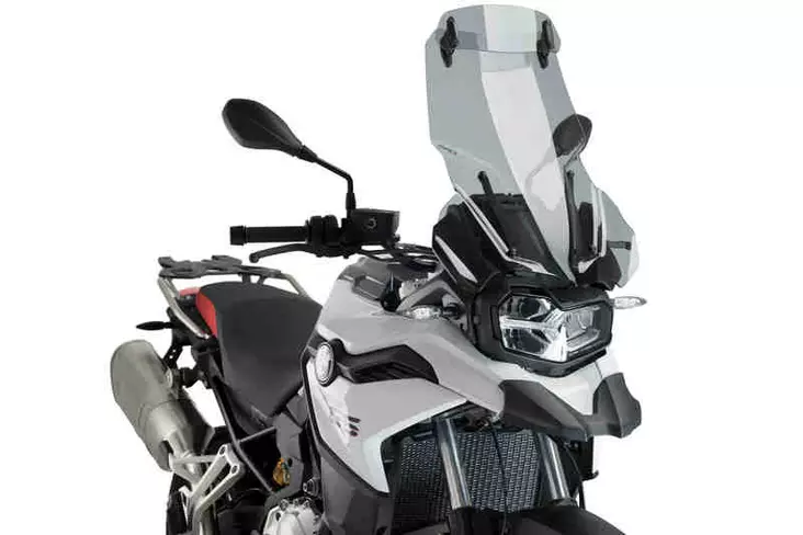 Puig Touring Shield W/Visor Bmw F750Gs 18' C/Smoke - Moottoripyörän katteet ja tuulenohjaimet - D303063 - 1