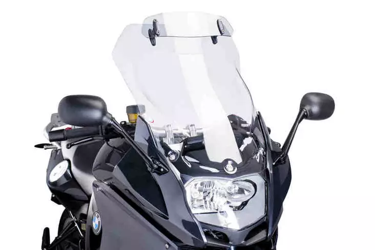 Puig Visor Multi-Adjustable W/Template 325X102Mm C/Clea - Moottoripyörän katteet ja tuulenohjaimet - D298983 - 1
