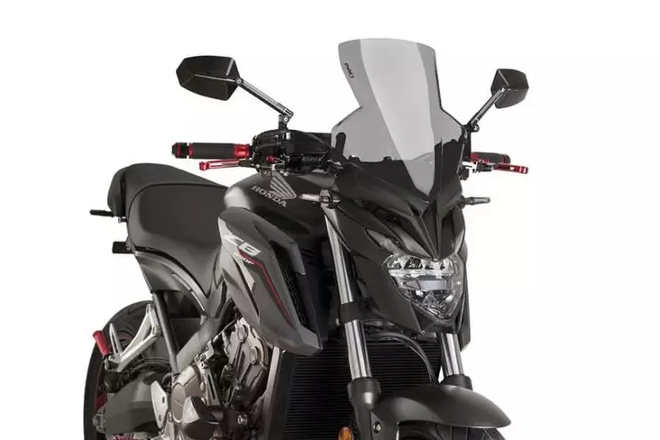 Puig Winds. New Generation Honda Cb650F 17-18' C/Dark S - Moottoripyörän katteet ja tuulenohjaimet - D302923 - 1