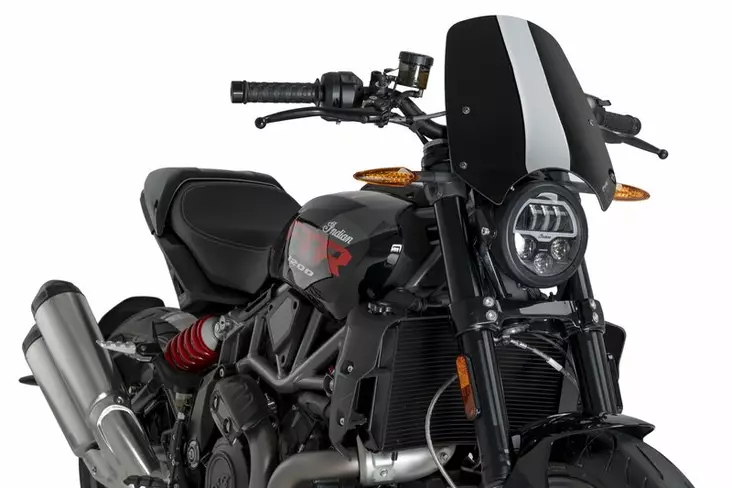 Puig Windscreen New Generation Sport Indian Ftr 1200 19 - Moottoripyörän katteet ja tuulenohjaimet - D536963 - 1
