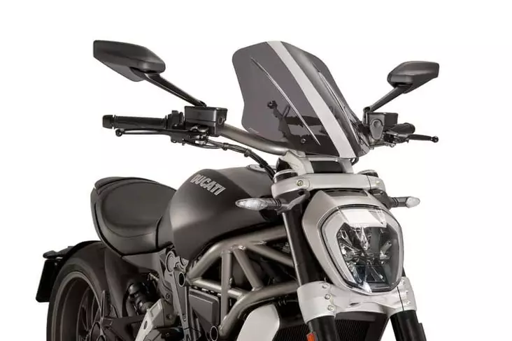 Puig Windsh.New Gener. Touring Ducati X Diavel/S 16-18' - Moottoripyörän katteet ja tuulenohjaimet - D301853 - 1
