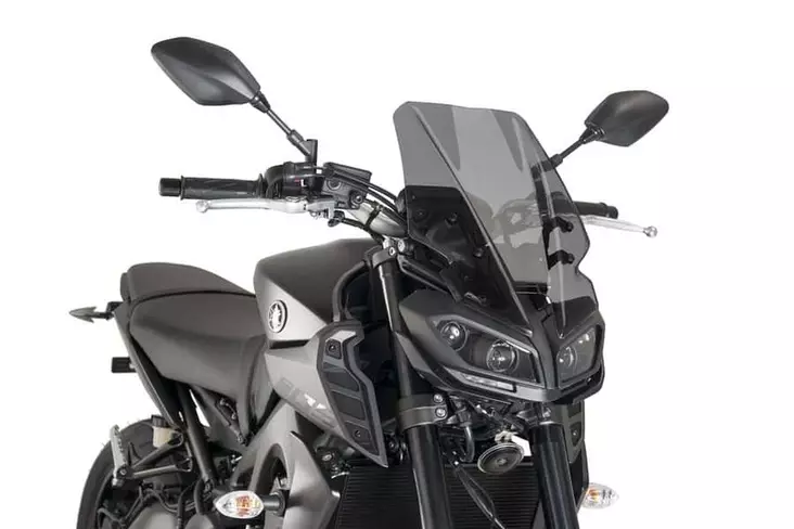 Puig Windshield N.G. Touring Yamaha Mt09 17-18' C/Fume - Moottoripyörän katteet ja tuulenohjaimet - D302453 - 1