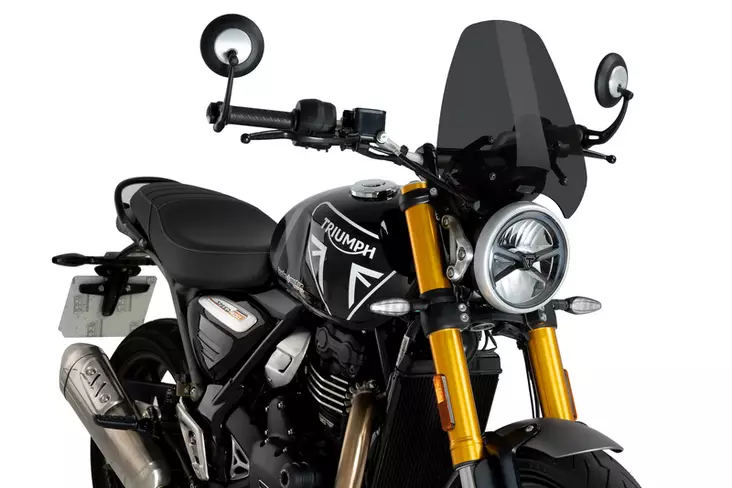 Puig Windshield New Generation Sport Triumph 400X 24' - Moottoripyörän katteet ja tuulenohjaimet - D511073 - 1