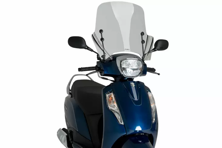 Puig Windshield T.X. Suzuki Address 23' C/Clear - Moottoripyörän katteet ja tuulenohjaimet - D503423 - 1